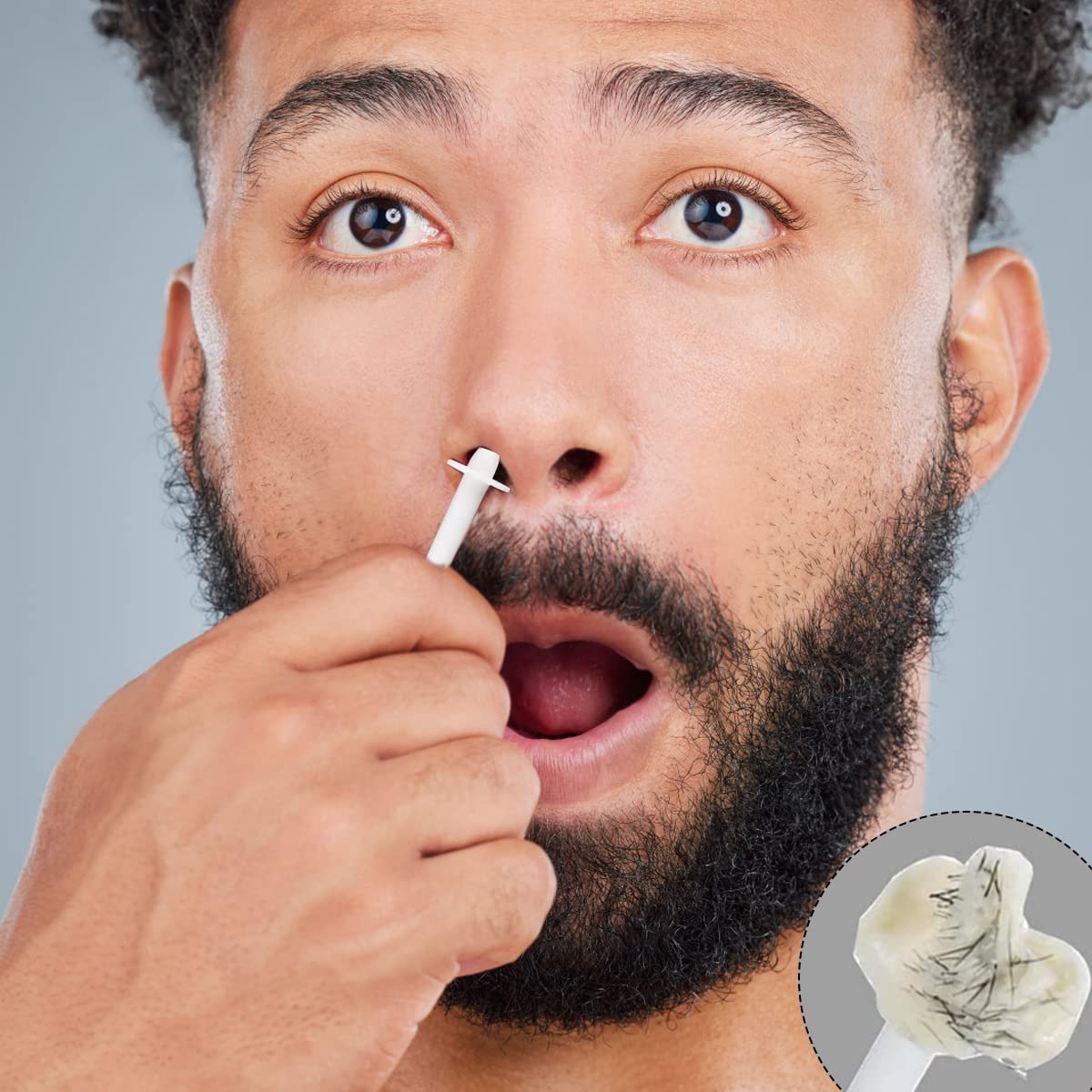 MAYCREATE Nose Wax Kit for Men Women, Eyebrows Ears Lips Facial Nose Hair Removal Wax, 50g Wax, 10 Applicators, 5 Wooden Stick, 10 Little Cups, 1 Protect Sticker, 1 Measuring Cup MAYCREATE Nose Wax Kit for Men Women, Eyebrows Ears Lips Facial Nose Hair Removal Wax, 50g Wax, 10 Applicators, 5 Wooden Stick, 10 Little Cups, 1 Protect Sticker, 1 Measuring Cup